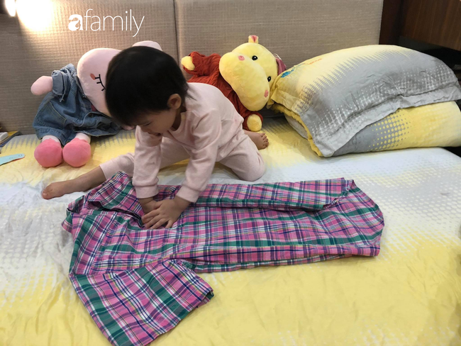 Dịch bệnh ở nhà không ra đường, mẹ Hà Nội biến chung cư thành khu vui chơi giải trí cho con gái chơi miệt mài thoả sức sáng tạo - Ảnh 16.