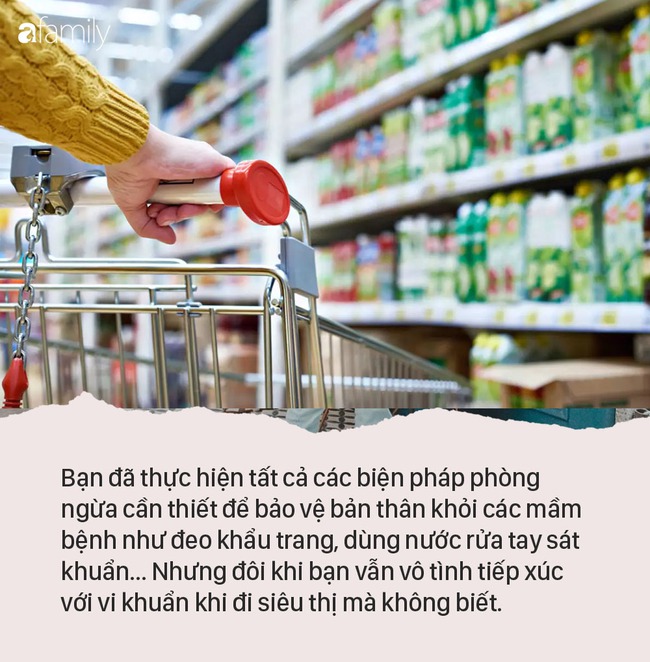 4 điều cần lưu ý khi đi mua sắm trong siêu thị để tránh nhiễm virus, vi trùng và các mầm bệnh khác - Ảnh 1.