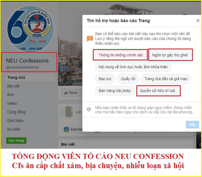 NEU Confessions - Fanpage 3 triệu like đình đám của giới trẻ bị kêu gọi report vì &quot;ăn cắp bài, dối trá, tiêu cực, gian trá&quot; - Ảnh 2.