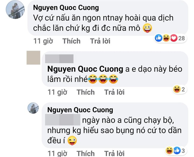 Được bà xã chăm tốt những ngày tránh dịch, Cường Đô La than &quot;cứ thế này chắc lăn chứ không đi được nữa&quot; - Ảnh 2.