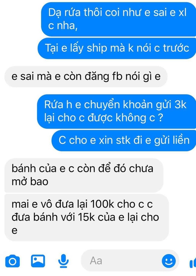 Chủ shop bị khách hàng nhắn tin chửi như &quot;tát nước vào mặt&quot; chỉ vì... 3 nghìn đồng khiến dân mạng sững sờ - Ảnh 2.