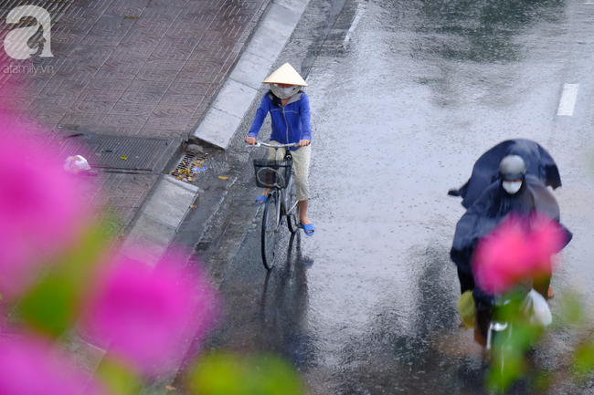 Người Sài Gòn vui mừng đón &quot;cơn mưa vàng&quot; đổ xuống bất ngờ làm dịu mát đường phố sau bao ngày oi bức - Ảnh 6.