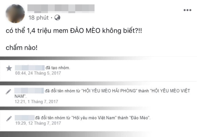 Giữa l&uacute;c d&acirc;n t&igrave;nh rộn r&agrave;ng rủ nhau lập group vui chơi m&ugrave;a dịch th&igrave; Đảo M&egrave;o - group 2 triệu th&agrave;nh vi&ecirc;n nổi tiếng MXH bị đ&aacute;nh sập, d&agrave;n admin bị tố b&oacute;c lột th&uacute; cưng, lừa đảo quy&ecirc;n g&oacute;p - Ảnh 1.