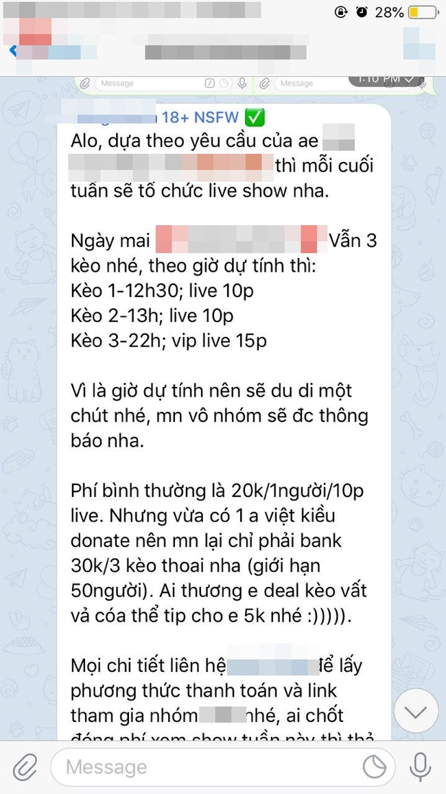 Từ &quot;phòng chat tình dục thứ N&quot; đến những mặt tối nguy hiểm ít ai biết của Telegram tại Việt Nam: Chị em cần làm gì để bảo vệ bản thân khi dùng internet? - Ảnh 9.