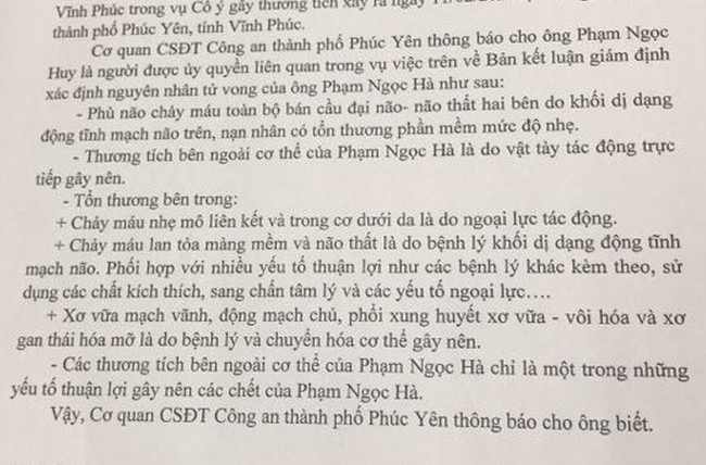 Vĩnh Phúc: Người đàn ông tử vong sau cuộc nhậu, gia đình nạn nhân cầu cứu sau kết luận giám định &quot;mơ hồ&quot;  - Ảnh 2.