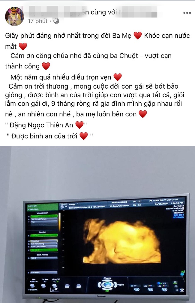 “Người đàn ông Việt Nam đầu tiên mang thai” sinh con thành công, vợ tiết lộ những thông tin mới nhất - Ảnh 1.