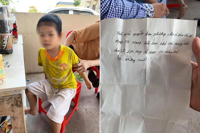 Bắc Giang: Ông bố mang con trai 5 tuổi đến toà bỏ lại rồi ra về để lại dòng chữ &quot;Tôi không đẻ, tôi không nuôi&quot; - Ảnh 1.