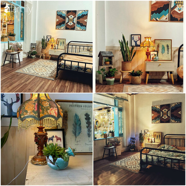 2 tháng nghỉ dịch Covid - 19, mẹ đảm 3 con Nghệ An đã cải tạo sân thượng thành Homestay theo phong cách Vintage tuyệt đẹp chỉ với 20 triệu - Ảnh 13.