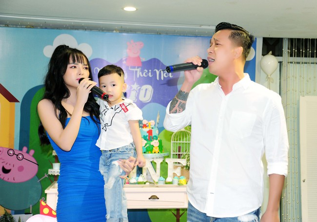 Thành Đạt - Hải Băng làm sinh nhật như tiệc cưới cho con trai thứ 4, Trường Giang một mình tới dự  - Ảnh 12.