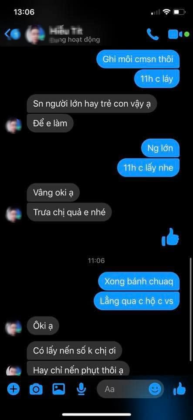 Đặt chiếc bánh kem chúc mừng sinh nhật kèm lời chúc viết vội, ai ngờ anh thợ thật thà 