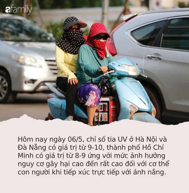 Cảnh báo 4 ngày tới nắng nóng đặc biệt gay gắt: Trước khi ra đường bạn phải làm ngay việc này để tránh lão hóa, ung thư da và tổn thương cơ thể  - Ảnh 1.