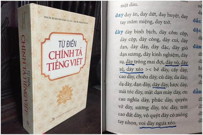 Từ điển chính tả lại sai... chính tả - Ảnh 1.