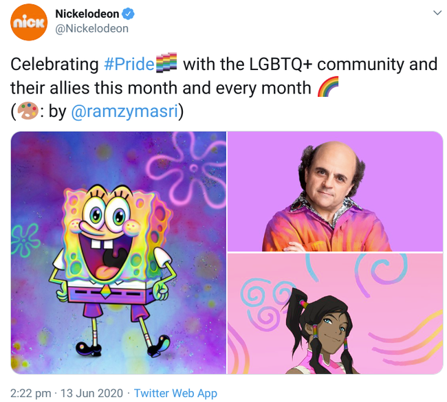 Nhà sản xuất bộ phim hoạt hình nổi tiếng dành cho trẻ em &quot;SpongeBob Squarepants&quot; úp mở xác nhận chú bọt biển tinh nghịch thuộc cộng đồng LGBTQ+ - Ảnh 3.