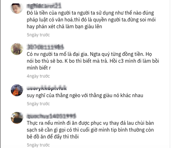 &quot;Đại gia&quot; đi ăn bữa cơm hơn 20 triệu nhưng vẫn ngồi đợi để lấy lại 12 nghìn tiền lẻ thừa khiến dân mạng tranh cãi - Ảnh 6.