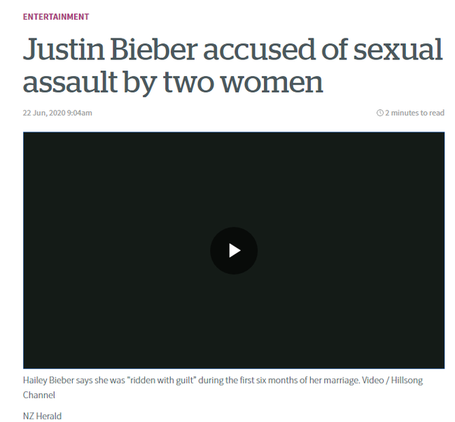Justin Bieber was accused of sexually assaulting two women while he was still dating Selena Gomez - Photo 1.