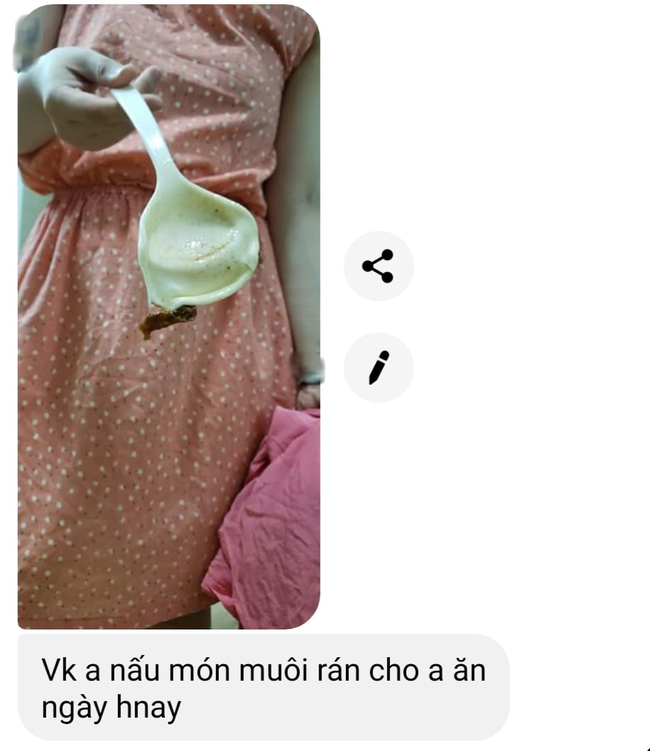 Cô vợ &quot;đảm&quot; hết phần thiên hạ chiêu đãi phu quân món ăn độc nhất vô nhị nhưng thái độ ngậm ngùi chịu trận của anh chồng mới khiến chị em thả tim - Ảnh 1.