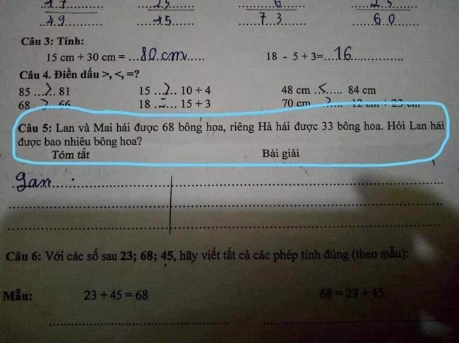 Đề toán gây ngơ ngác vì &quot;kẻ thứ 3&quot; bỗng dưng xuất hiện khiến trò không biết giải thế nào - Ảnh 1.