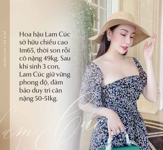 Hoa hậu Lam Cúc sinh 3 con vẫn đẹp như gái đôi mươi nhờ lúc bầu bí ăn theo chế độ &quot;vào con không vào mẹ&quot; - Ảnh 1.