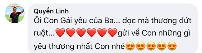 Con gái lớn nhà Quyền Linh đã viết gì trong bức tâm thư gửi cha mà cả 2 vợ chồng MC đều khóc? - Ảnh 3. Con gái lớn nhà Quyền Linh đã viết gì trong bức tâm thư gửi cha mà cả 2 vợ chồng MC đều khóc? - Ảnh 3.