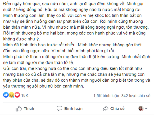 Màn ly hôn thu hút 18 nghìn like của người vợ từng nhu nhược níu kéo, giờ mang bầu 6 tháng nhưng chỉ cần một đêm chồng không về đã lập tức ra "án tử" - Ảnh 1. Màn ly hôn thu hút 18 nghìn like của người vợ từng nhu nhược níu kéo, giờ mang bầu 6 tháng nhưng chỉ cần một đêm chồng không về đã lập tức ra "án tử" - Ảnh 1.