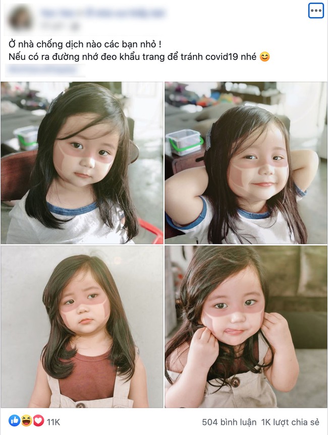 Xôn xao khắp Facebook: Xuất hiện nhiều em bé bị cháy nắng &quot;bá đạo&quot;, in hằn nguyên chiếc khẩu trang trên mặt, chuyện gì đang xảy ra? - Ảnh 1.