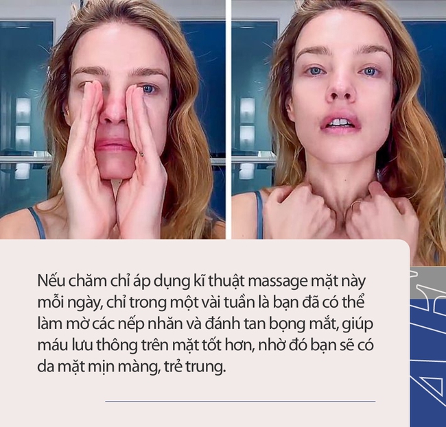 Được coi là phương pháp massage &quot;làm cho khuôn mặt trẻ hơn 10 tuổi&quot; mà không tốn kém, chị em tiếc gì 5 phút mỗi ngày mà không thực hiện ngay - Ảnh 1.