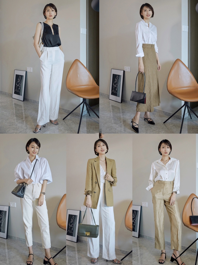 Gợi ý 5 set đồ đi làm chuẩn style thanh lịch, cứ học theo thì chẳng ai dám bảo bạn nhìn trông nhạt nhẽo  - Ảnh 1.