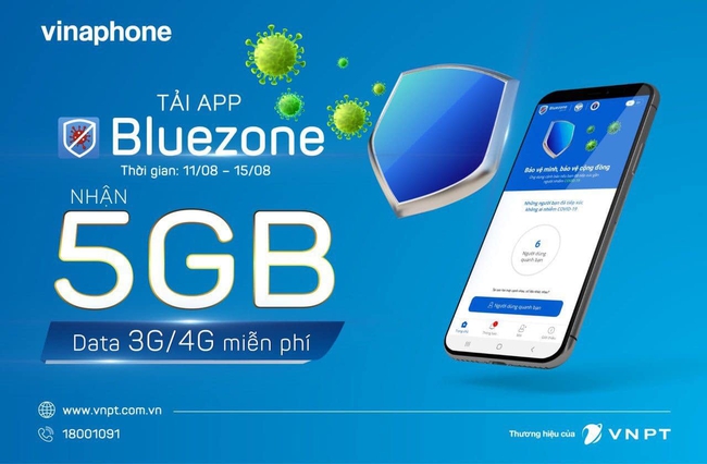 Các nhà mạng tặng data cho thuê bao cài đặt Bluezone - Ảnh 1.