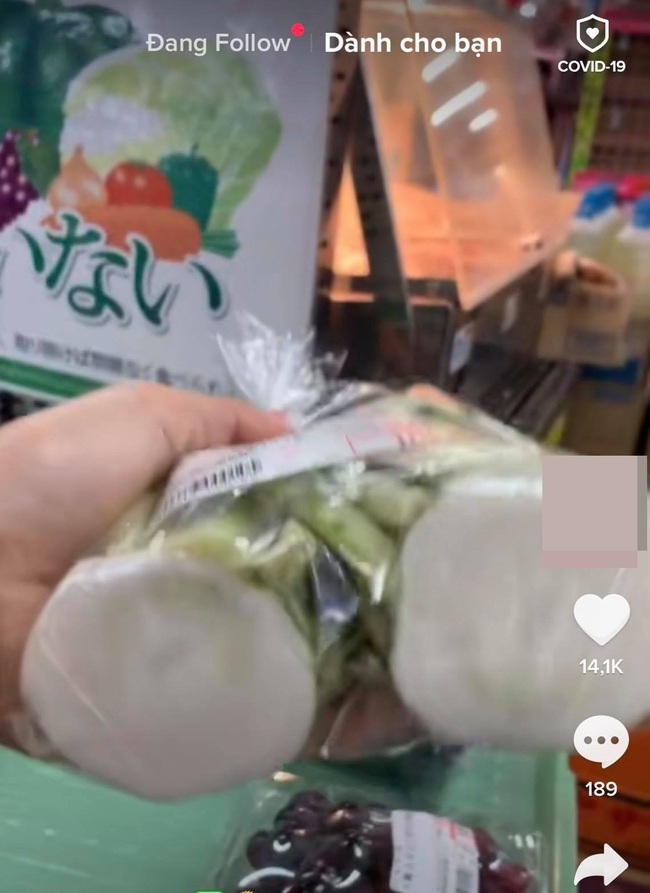 Loại củ khi ở Việt Nam sẽ không ăn phần lá nhưng người Nhật Bản lại tận dụng đóng gói bày bán hẳn trong siêu thị - Ảnh 3.
