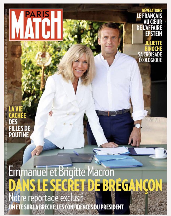 Đệ nhất phu nhân Pháp xuất hiện trẻ đẹp bên chồng trên bìa tạp chí nhưng bị cộng đồng mạng chỉ ra chi tiết bất thường, không thể hiểu được - Ảnh 1.