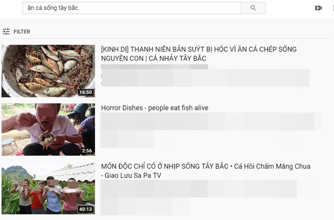 Những màn câu like kinh hãi của Youtuber Việt khi ăn &quot;tất tật&quot; từ cá sống đến gỏi côn trùng rồi cả mỡ lợn nguyên tảng - Ảnh 1.