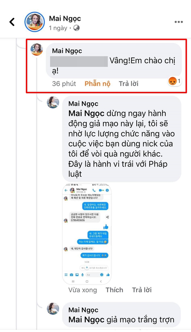 MC Mai Ngọc bức xúc vì bị giả mạo tài khoản Facebook, kẻ lừa đảo còn nhắn tin cho người nước ngoài để &quot;vòi quà&quot; - Ảnh 4.