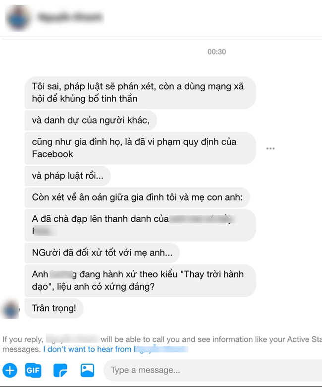 Thầy giáo bị tố gạ gẫm trẻ vị thành niên gửi ảnh khỏa thân lên tiếng: Nếu sai sẽ có pháp luật xử lý, còn cậu con trai đang chà đạp thanh danh người đối xử tốt với mẹ mình? - Ảnh 5.