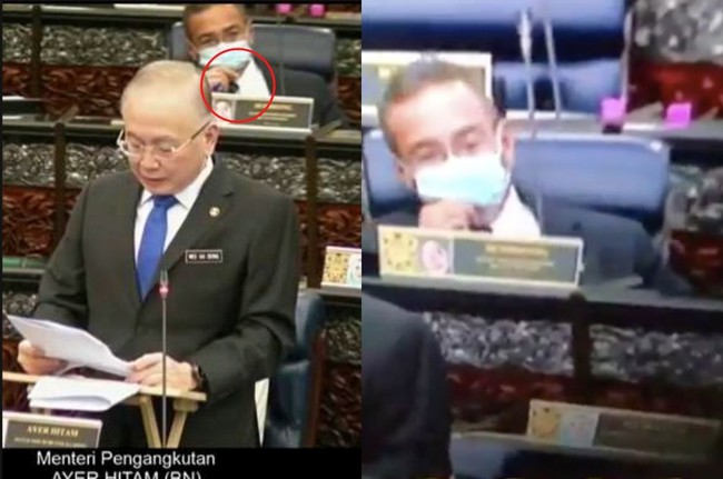 Bắt quả tang ngoại trưởng Malaysia hút vape khi họp Quốc hội - Ảnh 2.