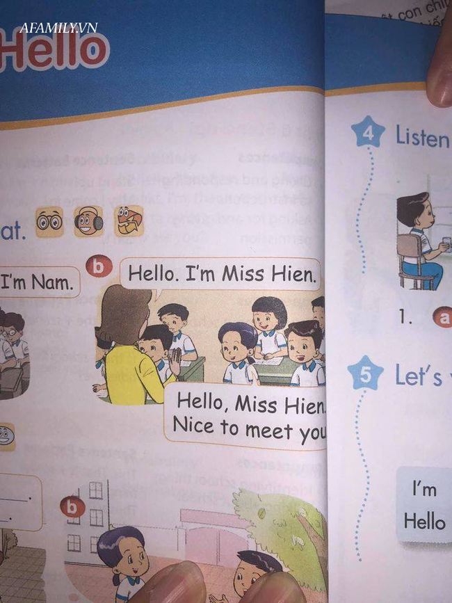 Phụ huynh thắc mắc về sách tiếng Anh lớp 3, mẫu câu &quot;Hello, I'm Miss Hien&quot; nghe sao hoang mang thế, cô giáo bộ môn lên tiếng giải đáp - Ảnh 2.