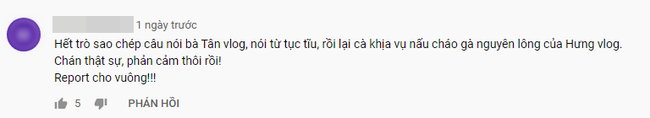 Kênh YouTube bà Lý Vlog vừa &quot;đạo nhái&quot; vừa cà khịa bà Tân Vlog sau sự cố nồi cháo gà nguyên lông, bị dân mạng bức xúc đòi tẩy chay, report kênh - Ảnh 6.