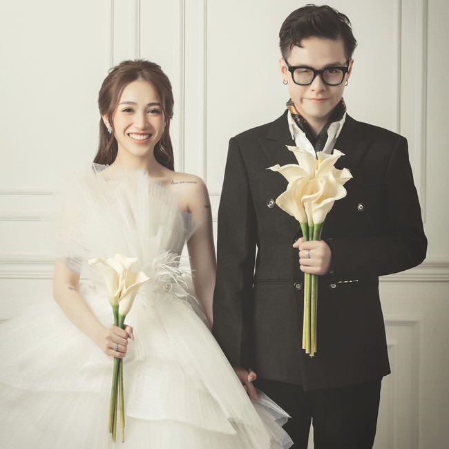 Con gái Minh Nhựa đăng loạt ảnh cưới chưa tiết lộ nhân ngày kỷ niệm 1 năm, nhìn loạt váy mà thấy trầm trồ ngưỡng mộ  - Ảnh 1.