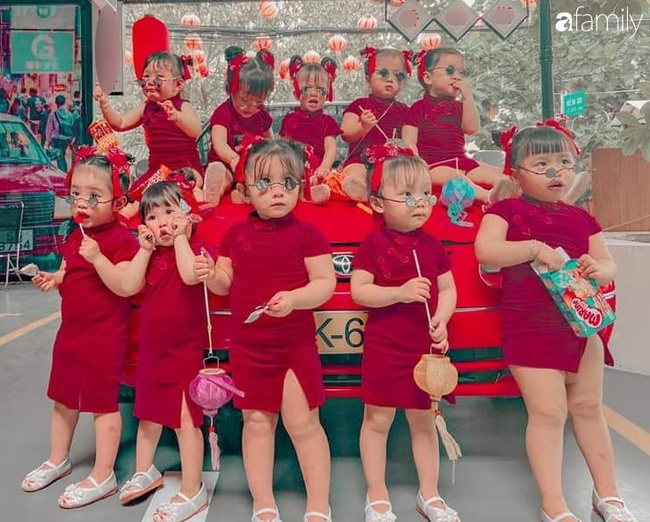 Biệt đội "nhà đông con" ở Sài Gòn đi đâu cũng rực rỡ, xuất hiện chỗ nào là gây náo loạn chỗ đó