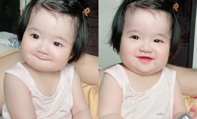 Cận cảnh vẻ đáng yêu, lấn át cả dì của cháu gái Ngọc Trinh, dân mạng nhận xét: "Cháu dì Trinh không xinh mới lạ" - Ảnh 5. Cận cảnh vẻ đáng yêu, lấn át cả dì của cháu gái Ngọc Trinh, dân mạng nhận xét: "Cháu dì Trinh không xinh mới lạ" - Ảnh 5.