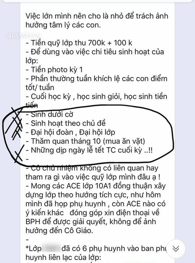 Không đồng ý đóng khoản quỹ lớp tự nguyện, một phụ huynh bị tập thể thóa mạ trong nhóm chat, con trai đi học bị các bạn tẩy chay? - Ảnh 1.