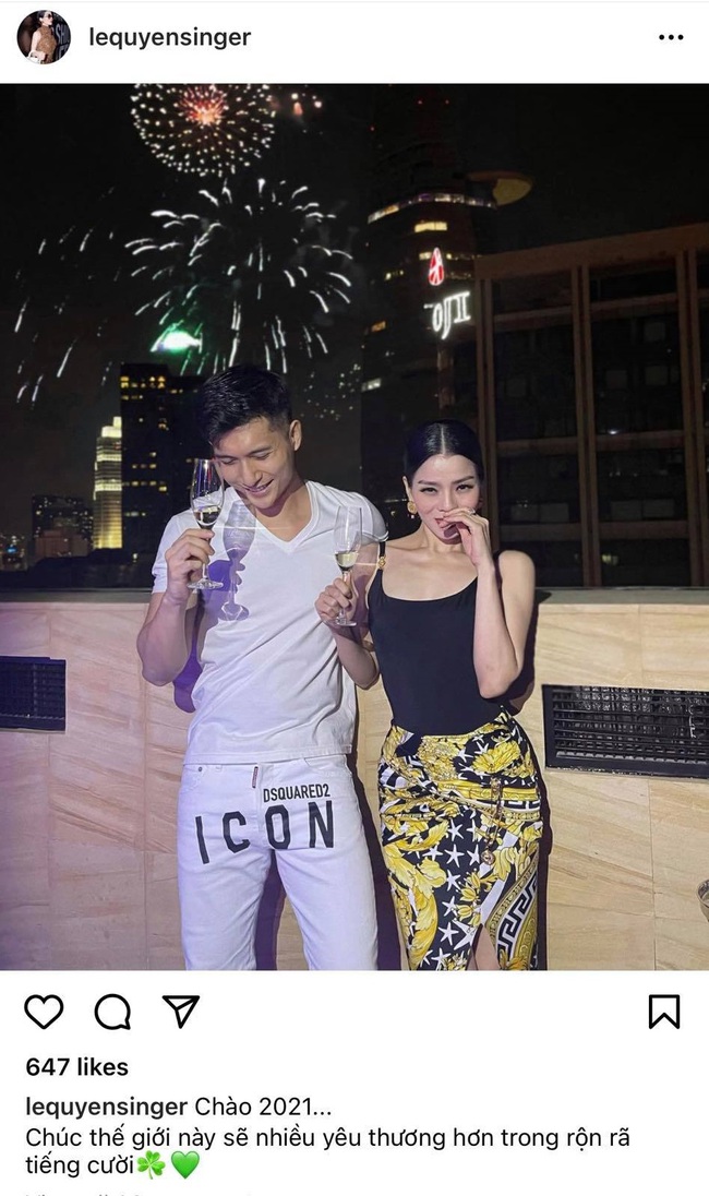 Lệ Quyên công khai tình tứ bên "tình trẻ" Lâm Bảo Châu trong ngày đầu năm mới - Ảnh 1.