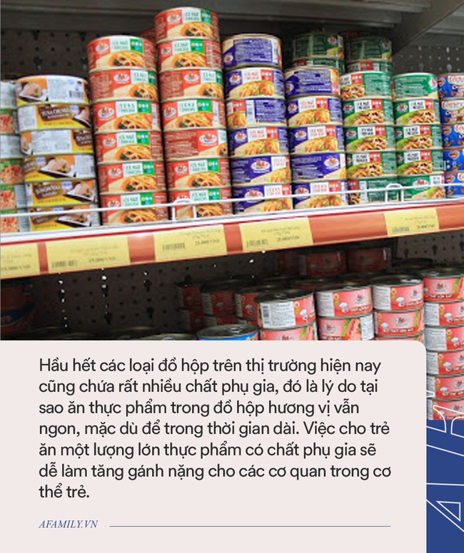 Ba loại thực phẩm cha mẹ tưởng tốt, dự trữ nhiều trong nhà, nhưng thực chất lại gây hại cho sức khỏe của trẻ - Ảnh 2.