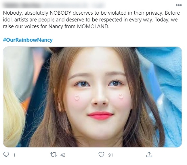 Biến căng: Nancy (MOMOLAND) bị lộ ảnh nhạy cảm khi đang thay đồ biểu diễn, là do fan Việt chụp lén? - Ảnh 3.