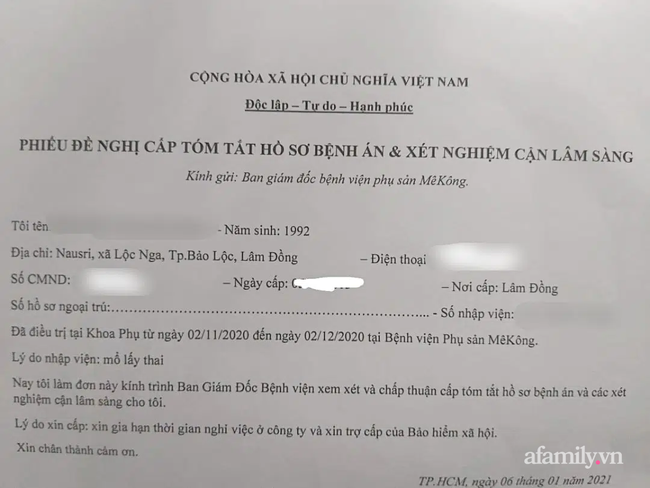 TP.HCM: Vợ liệt nửa người sau khi sinh con, chồng &quot;tố&quot; bệnh viện phụ sản tắc trách, vô trách nhiệm - Ảnh 5.