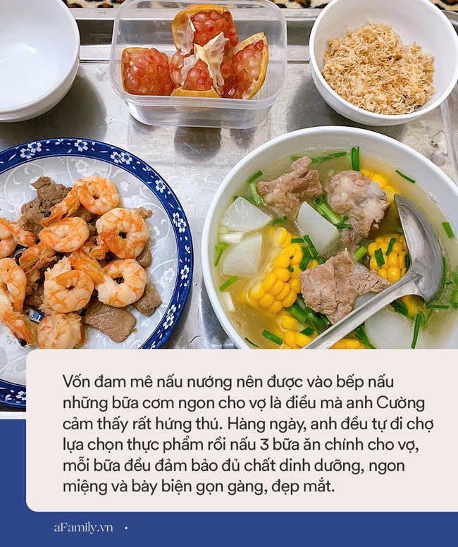 &quot;Ông chồng của năm&quot; tự tay vào bếp nấu cơm cữ cho vợ, bữa nào bữa nấy nhìn  - Ảnh 4.