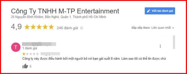 Cư dân mạng ào vào comment xấu và đánh giá 1 sao công ty giải trí của Sơn Tùng M-TP sau vụ ồn ào &quot;trà xanh&quot; - Ảnh 2.