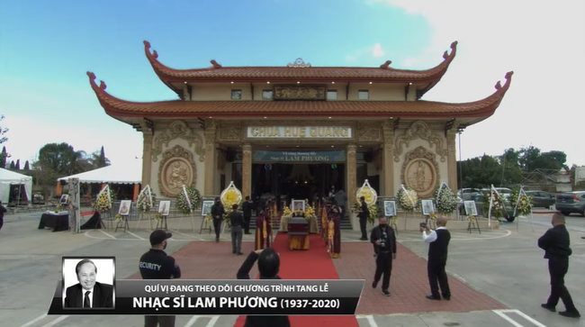 Tang lễ Lam Phương ở Mỹ: Xúc động trước di ảnh của cố nhạc sĩ, NS Hoài Linh có động thái gây chú ý từ Việt Nam - Ảnh 1.