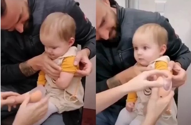 "Tan chảy" với biểu cảm đáng yêu của bé gái lần đầu tiên có "cánh tay mới" - Ảnh 2. "Tan chảy" với biểu cảm đáng yêu của bé gái lần đầu tiên có "cánh tay mới" - Ảnh 2.