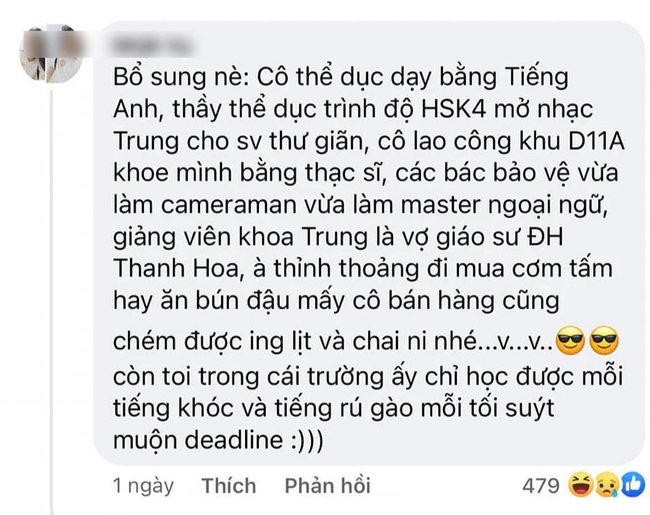 Trường đại học hội tụ đủ &quot;kỳ nhân ẩn sĩ&quot;: Bác bảo vệ biết 3 ngoại ngữ, cô lao công bắn tiếng Hàn và hàng loạt &quot;bí mật&quot; khiến sinh viên khóc thét vì xấu hổ - Ảnh 3.