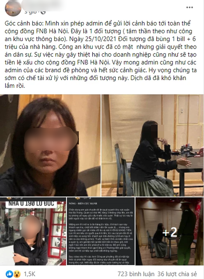 Xuất hiện "Bella phiên bản Lò Đúc" chuyên ăn quỵt khiến hàng loạt chủ nhà hàng ở Hà Nội hoang mang cảnh báo - Ảnh 1. Xuất hiện tại Hà Nội, "hot girl ăn quỵt" chẳng khác nào Bella gây hoang mang - Ảnh 1.